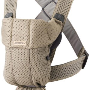 BabyBjorn MINI ergosoma mazuļiem 0-12mēn. krāsa Grey Beige 3D