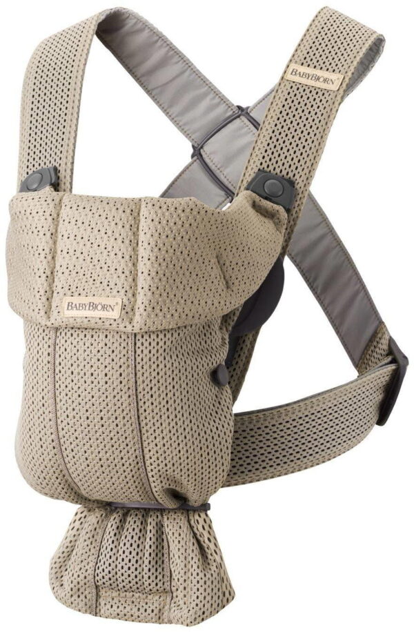 Autokreslini.lv | Mini ergosoma mazuļiem krāsa Grey Beige, 3D Mesh bilde #3
