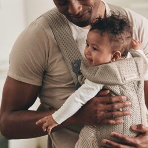 BabyBjorn MINI ergosoma mazuļiem 0-12mēn. krāsa Grey Beige 3D