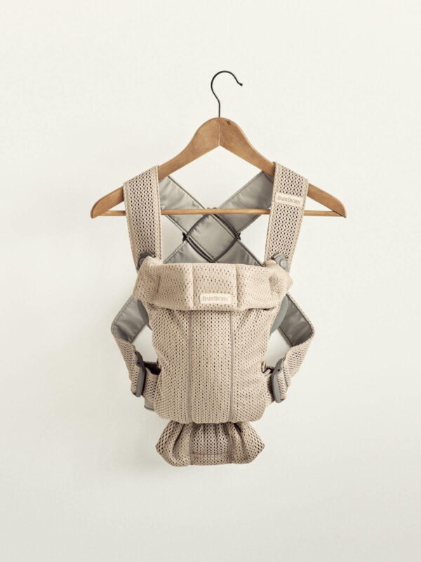 Autokreslini.lv | Mini ergosoma mazuļiem krāsa Grey Beige, 3D Mesh bilde #7