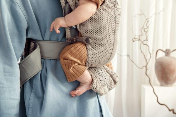 Autokreslini.lv | Mini ergosoma mazuļiem krāsa Grey Beige, 3D Mesh bilde #23