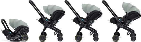 Autokreslini.lv | X bērnu autokrēsliņš/ratiņi bērniem 40-85cm krāsa Dusty Sage bilde #9