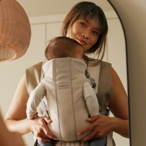 BabyBjorn MINI ergosoma mazuļiem krāsa Cream 3D Mesh
