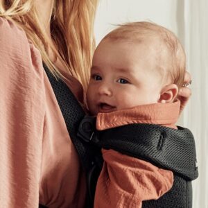 BabyBjorn MINI ergosoma mazuļiem 0-12mēn. krāsa Black 3D Mesh