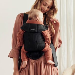 BabyBjorn MINI ergosoma mazuļiem 0-12mēn. krāsa Black 3D Mesh