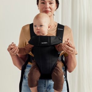 BabyBjorn MINI ergosoma mazuļiem 0-12mēn. krāsa Black 3D Mesh