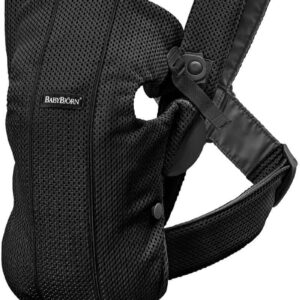 BabyBjorn MINI ergosoma mazuļiem 0-12mēn. krāsa Black 3D Mesh