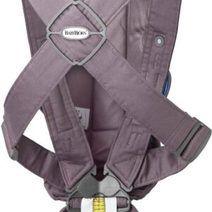 BabyBjorn MINI ergosoma mazuļiem 0-12mēn. krāsa Deep Purple Cotton