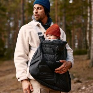 BabyBjorn ergosomas siltais ziemas pārvalks krāsa Black