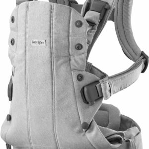 BabyBjorn Harmony ergosoma mazuļiem 0-3gadiem krāsa Light Grey Woven Melange