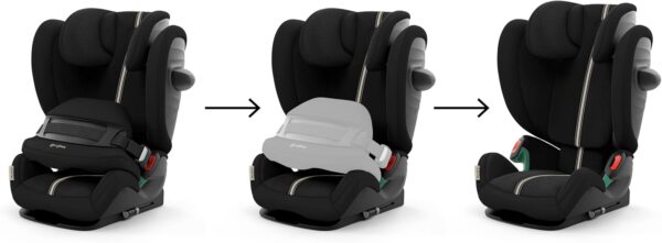 Autokreslini.lv | Pallas G3 PLUS autokrēsliņš bērniem 76-150cm krāsa Moon Black bilde #17