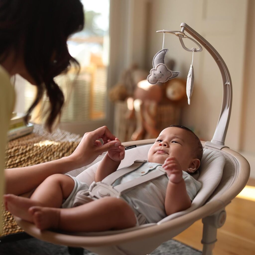 Maxi Cosi Cassia atpūtas krēsliņš mazuļiem krāsa Beige Eco