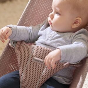 BabyBjorn BLISS šūpuļkrēsls mazuļiem 0-13kg krāsa Dusty Pink, MESH