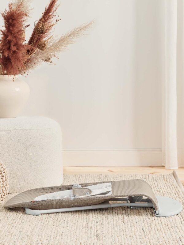 Autokreslini.lv | Babysitter Balance Soft šūpuļkrēsls mazuļiem krāsa Grey Beige/White, MESH bilde #9