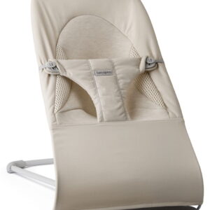 BabyBjorn Babysitter Balance Soft šūpuļkrēsls mazuļiem krāsa Light Beige, Woven Jersey, Tri-Fabric