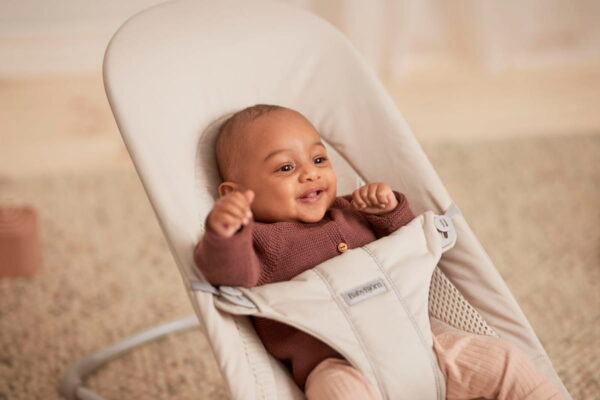 Autokreslini.lv | Babysitter Balance Soft šūpuļkrēsls mazuļiem krāsa Light Beige, Woven Jersey, Tri-Fabric bilde #9