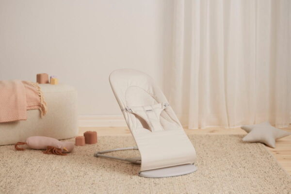Autokreslini.lv | Babysitter Balance Soft šūpuļkrēsls mazuļiem krāsa Light Beige, Woven Jersey, Tri-Fabric bilde #17