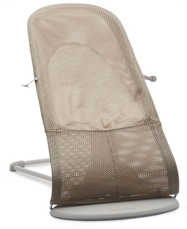 Autokreslini.lv | Babysitter Balance Soft šūpuļkrēsls mazuļiem krāsa Grey Beige/White, MESH bilde #15