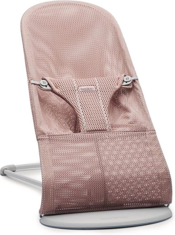 Autokreslini.lv | Balance Bliss mazuļu šūpuļkrēsls krāsa Dusty Pink, MESH bilde #1