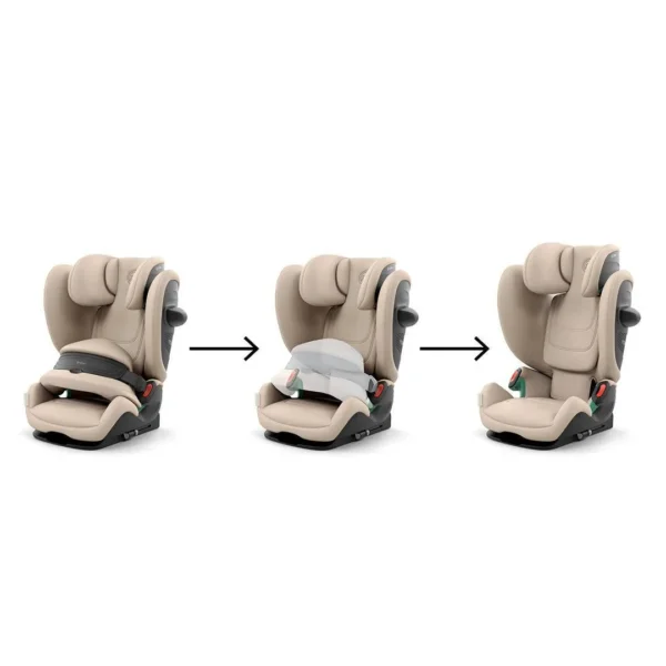 Cybex Pallas G3 autokrēsliņš bērniem 76-150cm krāsa Almond Beige