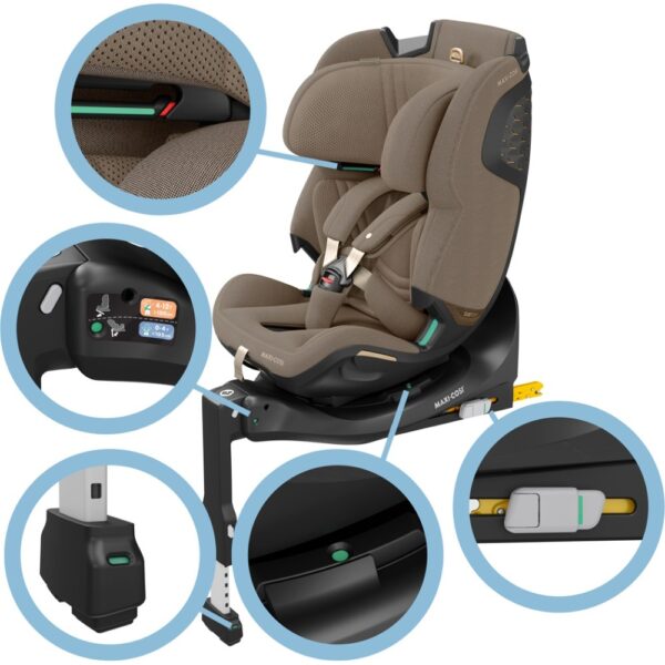 Autokreslini.lv | Emerald 360 Pro autokrēsliņš bērniem 40-150cm krāsa Authentic Truffle bilde #27