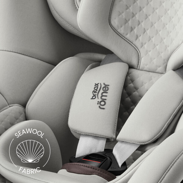 Autokreslini.lv | DualFix PRO M autokrēsliņš 61-105cm krāsa Linen Grey- LUX bilde #7