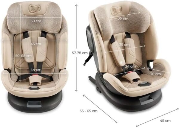 Autokreslini.lv | Xpedition 3 I-Size autokrēsliņš bērniem 40-150cm krāsa Beige bilde #23