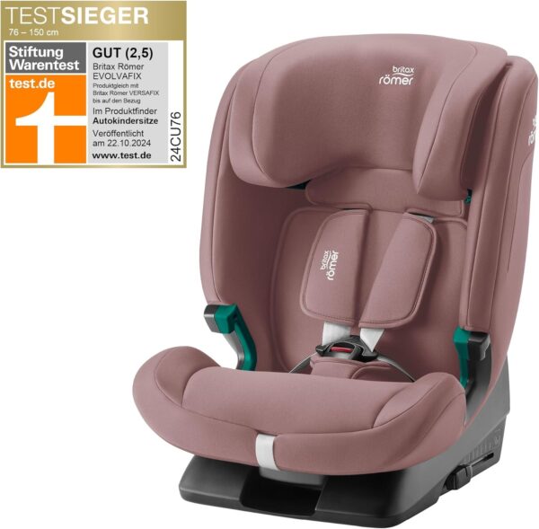 Autokreslini.lv | EvolvaFix autokrēsliņš 76-150cm krāsa Dusty Rose bilde #7
