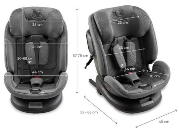 Autokreslini.lv | Xpedition 3 I-Size autokrēsliņš bērniem 40-150cm krāsa Grey bilde #19