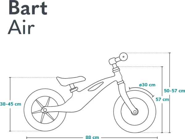 Autokreslini.lv | Bart Air bērnu skrejritenis krāsa Green Forest bilde #25