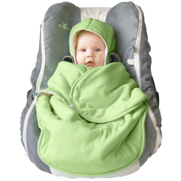 Autokreslini.lv | Baby Blanket Coco mazuļu siltā sedziņa krāsa Lily Green bilde #3