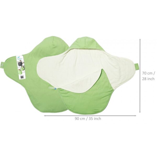 Autokreslini.lv | Baby Blanket Coco mazuļu siltā sedziņa krāsa Lily Green bilde #11