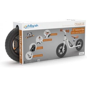 Chillafish Charlie 10″ līdzsvara velosipēds krāsa Sudraba