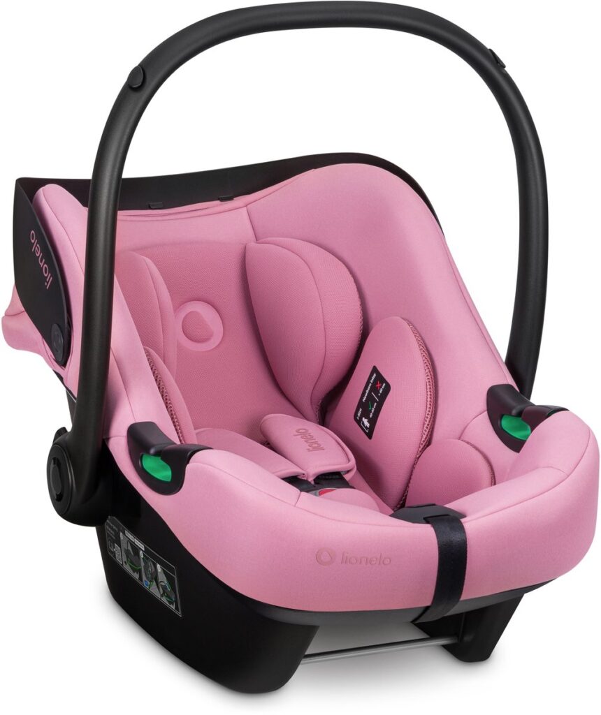 Lionelo Astrid i-Size autokrēsliņš mazuļiem 40-87cm krāsa Pink Coral
