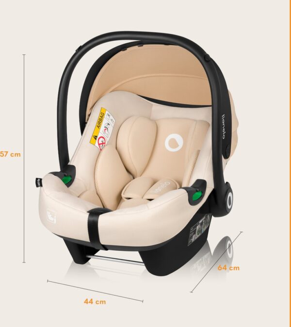 Autokreslini.lv | Astrid i-Size autokrēsliņš 40-87cm krāsa Beige Sand + Astrid Isofix bāze bilde #29