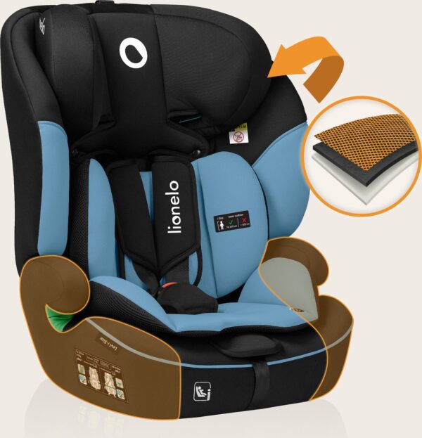 Autokreslini.lv | Levi I-Size autokrēsliņš 76-150cm krāsa Blue Cobalt bilde #13