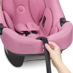 Lionelo Astrid i-Size autokrēsliņš mazuļiem 40-87cm krāsa Pink Coral