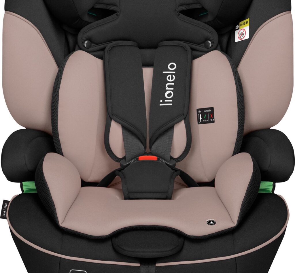 Lionelo Levi I-Size autokrēsliņš 76-150cm krāsa Beige Latte