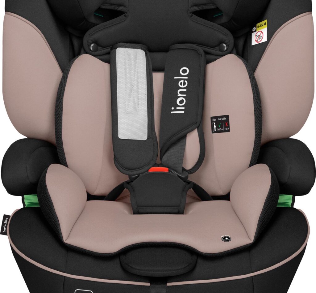 Lionelo Levi I-Size autokrēsliņš 76-150cm krāsa Beige Latte