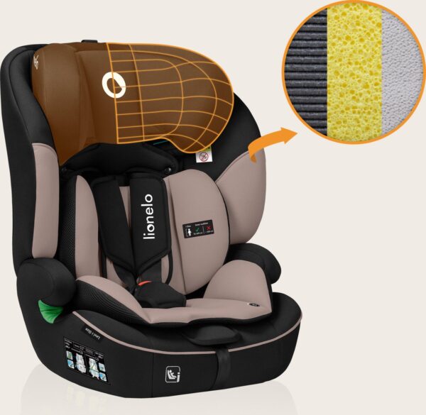Autokreslini.lv | Levi I-Size autokrēsliņš 76-150cm krāsa Beige Latte bilde #13