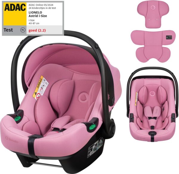 Autokreslini.lv | Astrid i-Size autokrēsliņš mazuļiem 40-87cm krāsa Roze bilde #19