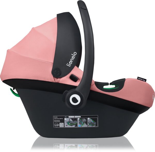 Autokreslini.lv | Astrid i-Size autokrēsliņš 40-87cm krāsa Pink Coral + Astrid Isofix bāze bilde #11