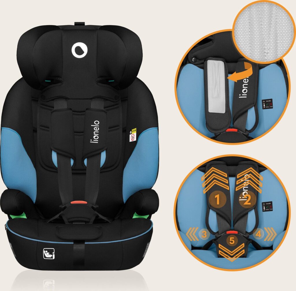 Lionelo Levi I-Size autokrēsliņš 76-150cm krāsa Blue Cobalt