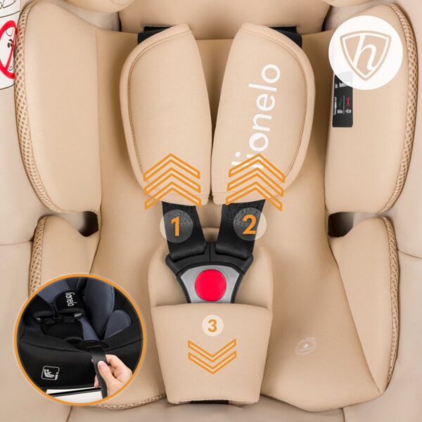 Autokreslini.lv | Astrid i-Size autokrēsliņš 40-87cm krāsa Beige Sand + Astrid Isofix bāze bilde #19
