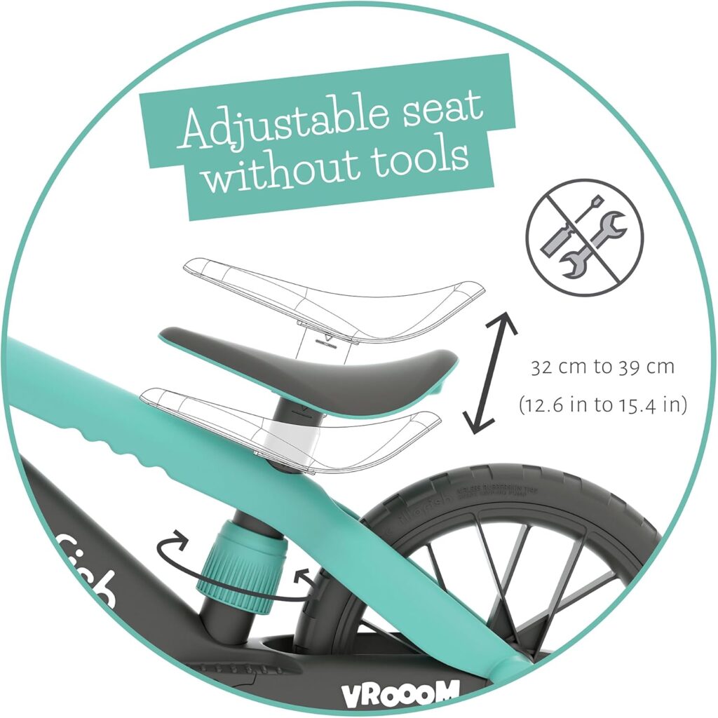 Chillafish BMXie Vroom līdzsvara velosipēds ar skaņu krāsa Piparmētru zaļš