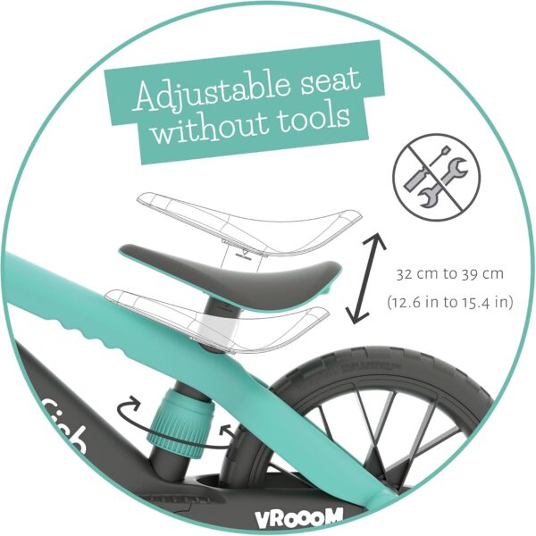 Autokreslini.lv | BMXie Vroom līdzsvara velosipēds ar skaņu krāsa Piparmētru zaļš bilde #11