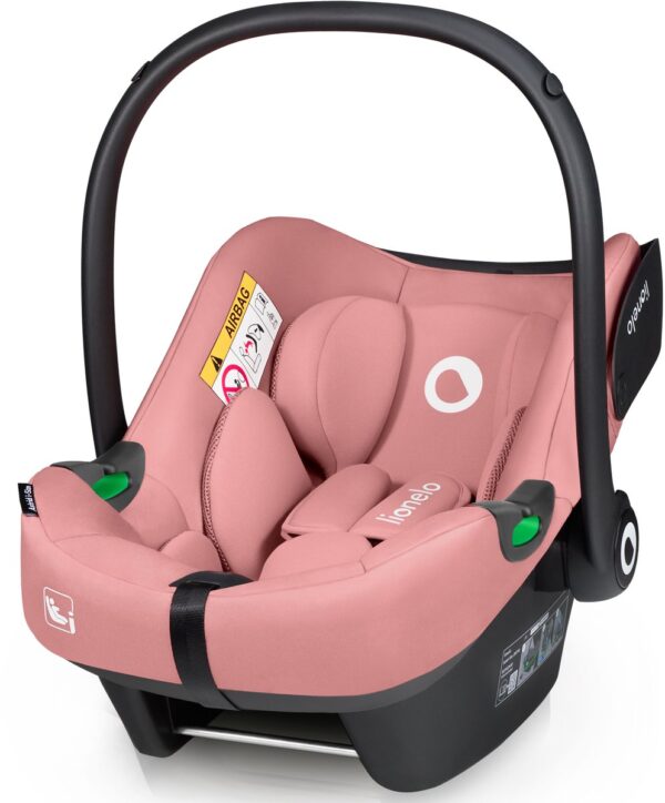 Autokreslini.lv | Astrid i-Size autokrēsliņš 40-87cm krāsa Pink Coral + Astrid Isofix bāze bilde #5