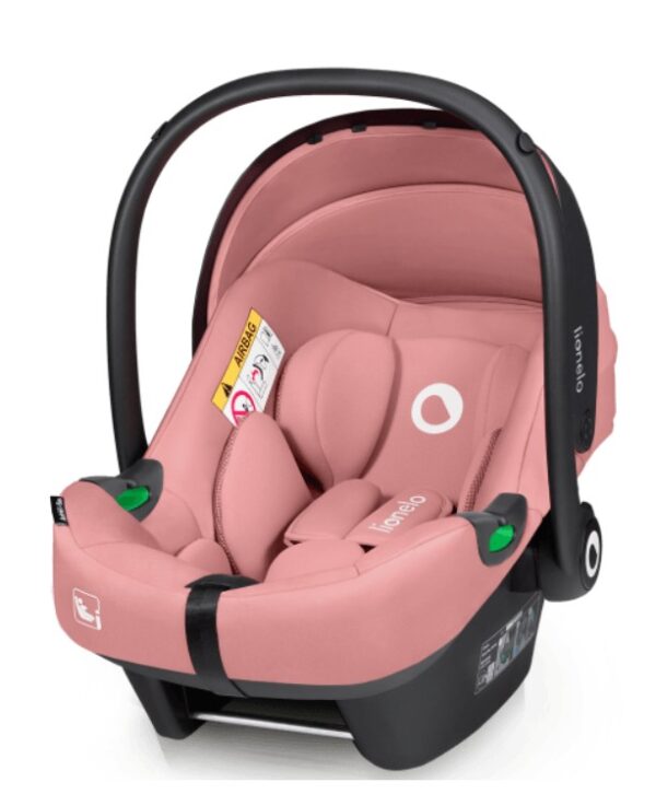 Autokreslini.lv | Astrid i-Size autokrēsliņš 40-87cm krāsa Pink Coral + Astrid Isofix bāze bilde #3