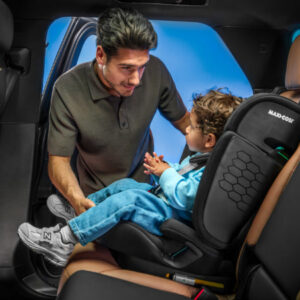 Maxi Cosi Nomad XL Plus salokāms autokrēsliņš bērniem 76-150cm krāsa Authentic Black