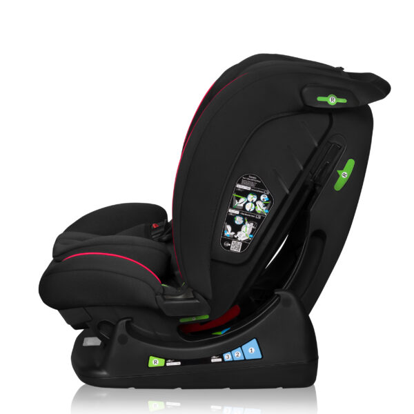 Autokreslini.lv | Aart I-Size autokrēsliņš bērniem 40-150cm krāsa Black Carbon Red bilde #21